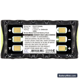 Psion Teklogix 19505 Replacement Battery, 7.2V, 2500mAh, Ni-MH 5