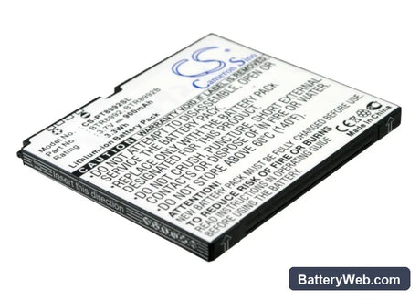 Pantech HotShot 8992 Replacement Battery, 3.7V, 900mAh, Li-ion 1