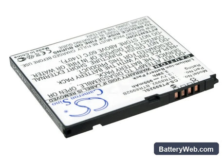 Pantech HotShot 8992 Replacement Battery, 3.7V, 900mAh, Li-ion 3