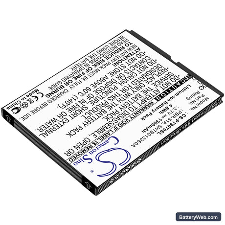 Pantech Burst Replacement Battery, 3.7V, 1300mAh, Li-ion 2
