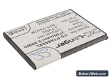 Pantech Vega 6 Replacement Battery, 3.7V, 2700mAh, Li-ion 2