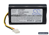 Citizen CMP-10 Mobile Thermal printer battery Replacement Battery, 7.4V, 2200mAh, Li-ion 1