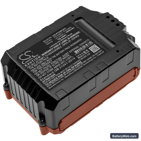 Black & Decker ASD18 Typ 1 Replacement Battery, 20V, 5000mAh, Li-ion 3