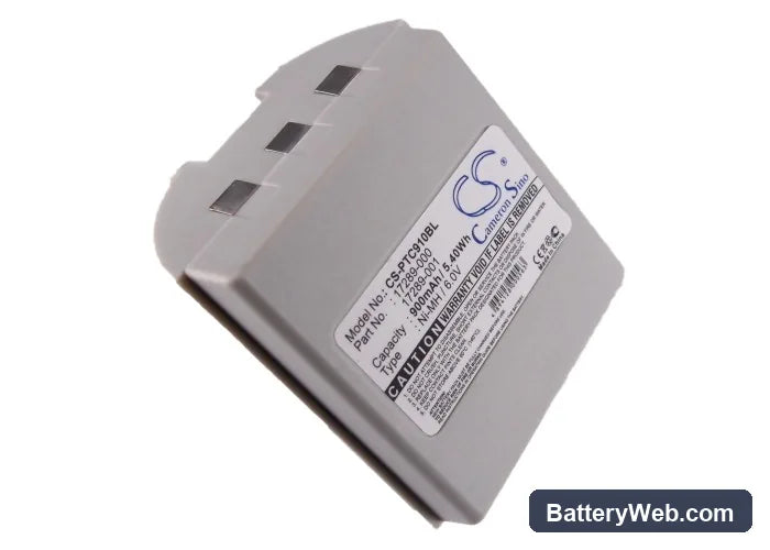 Symbol PTC-910 Replacement Battery, 6V, 900mAh, Ni-MH 5