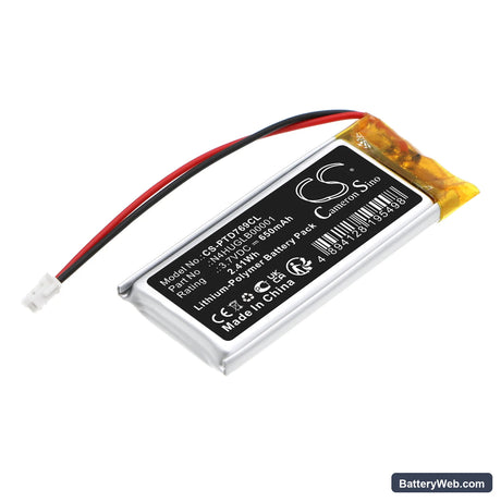 Panasonic KX-TD7690 Replacement Battery, 3.7V, 650mAh, Li-Polymer 1