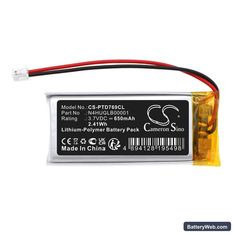 Panasonic KX-TD7690 Replacement Battery, 3.7V, 650mAh, Li-Polymer 3