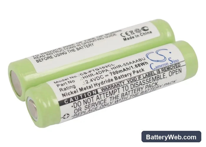 American Telecom 2250 Replacement Battery, 2.4V, 700mAh, Ni-MH 1