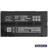 Panasonic JT-H340PR Replacement Battery, 7.4V, 3400mAh, Li-ion 3