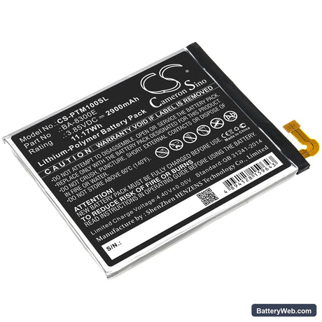Pantech IM-100 Replacement Battery, 3.85V, 2900mAh, Li-Polymer 1