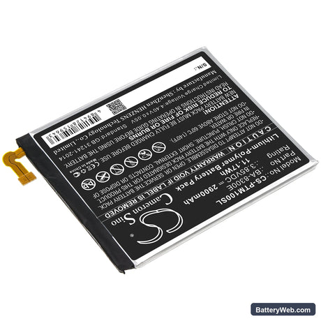 Pantech IM-100 Replacement Battery, 3.85V, 2900mAh, Li-Polymer 2