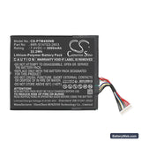 Positivo Master N40i Replacement Battery, 7.4V, 3000mAh, Li-Polymer 3