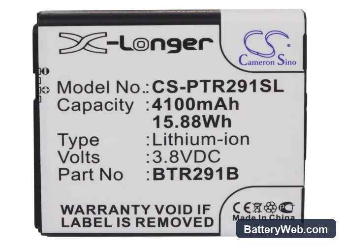 Verizon Hotspot MHS291LVW Replacement Battery, 3.8V, 4100mAh, Li-ion 5