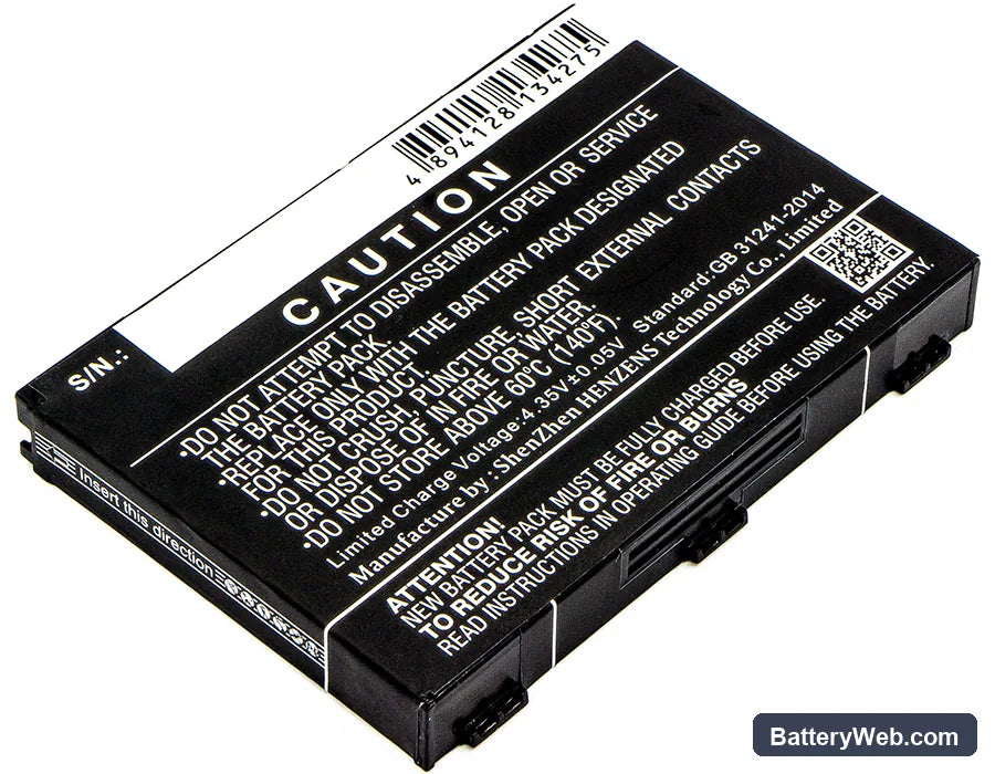 Netgear AirCard 815S Replacement Battery, 3.8V, 4300mAh, Li-ion 3