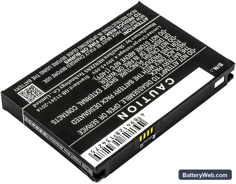 Netgear AirCard 815S Replacement Battery, 3.8V, 4300mAh, Li-ion 4