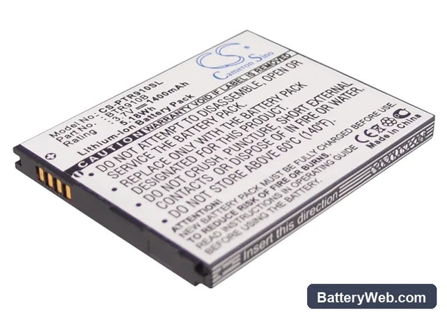 Pantech Marauder Replacement Battery, 3.7V, 1400mAh, Li-ion 1