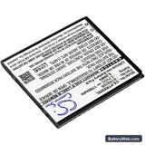Pantech Perception Replacement Battery, 3.7V, 1700mAh, Li-ion 2