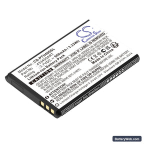 Panasonic KX-TU400 Replacement Battery, 3.7V, 900mAh, Li-ion 1