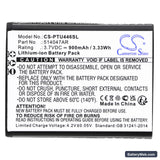 Panasonic KX-TU446 Replacement Battery, 3.7V, 900mAh, Li-ion 3