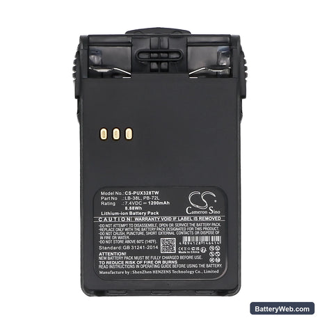 Midland CT200 Replacement Battery, 7.4V, 1200mAh, Li-ion 5