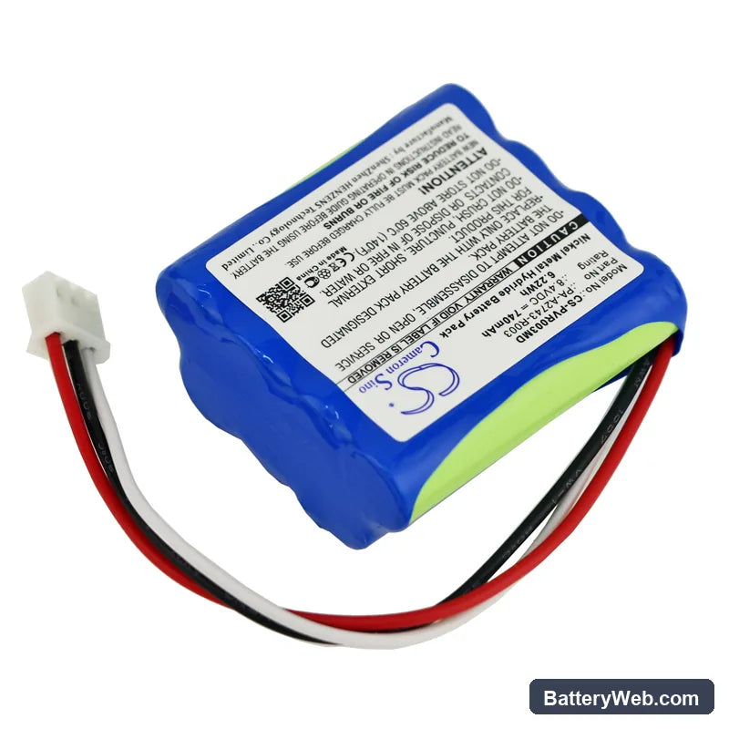 Physiomed VocaSTIM Replacement Battery, 8.4V, 740mAh, Ni-MH 2