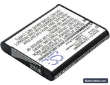 Panasonic WA20 Replacement Battery, 3.7V, 770mAh, Li-ion 2