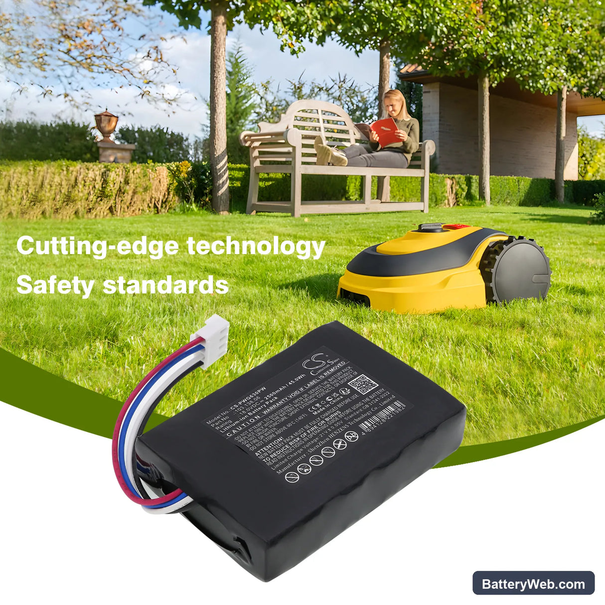 PowerPlus POWXG6305 Replacement Battery, 18V, 2500mAh, Li-ion 6