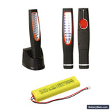 Perel EWL23 Replacement Battery, 4.8V, 2200mAh, Ni-MH 6