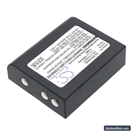 Panasonic WX-CT2020 Replacement Battery, 3.6V, 1500mAh, Ni-MH 2