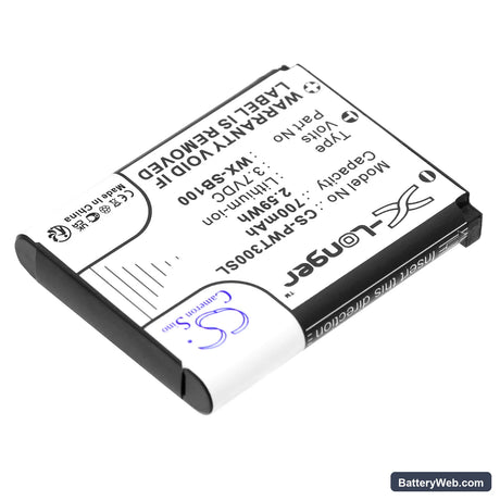 Panasonic Attune II HD3 Replacement Battery, 3.7V, 700mAh, Li-ion 2