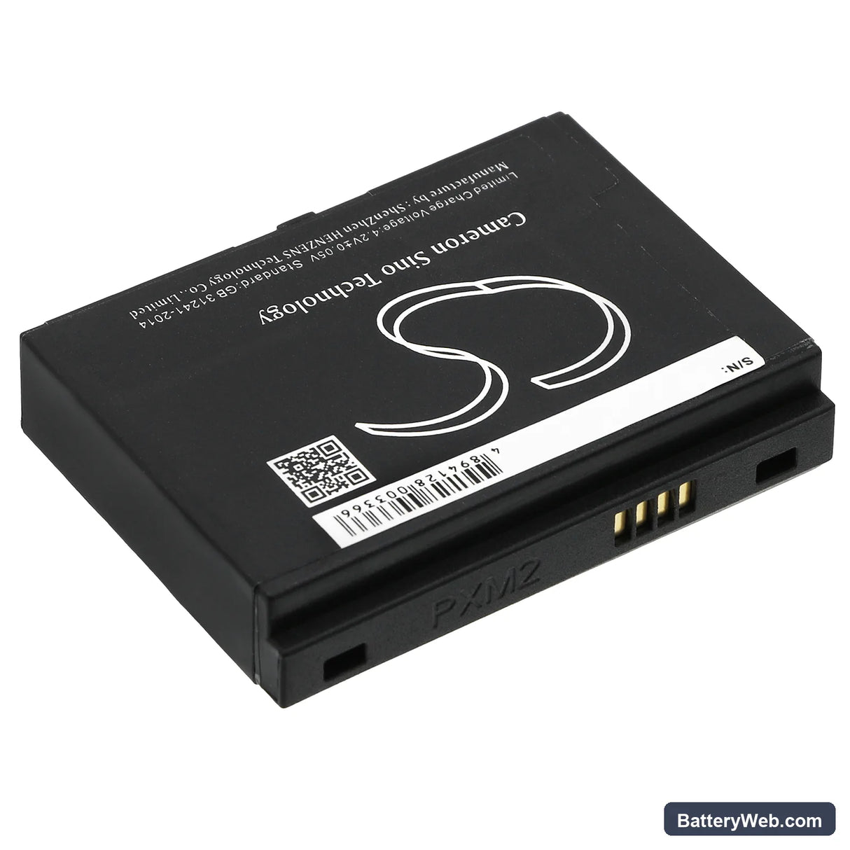 Samsung Helix Replacement Battery, 3.7V, 2000mAh, Li-ion 3
