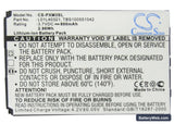 Sirius GEX-XMP3 Replacement Battery, 3.7V, 800mAh, Li-ion 5