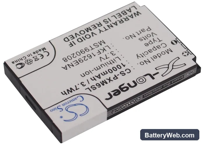 Samsung Nexus 50 Replacement Battery, 3.7V, 1000mAh, Li-ion 2