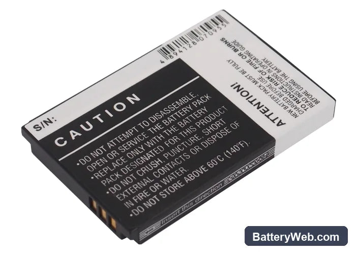 Samsung Nexus 50 Replacement Battery, 3.7V, 1000mAh, Li-ion 4