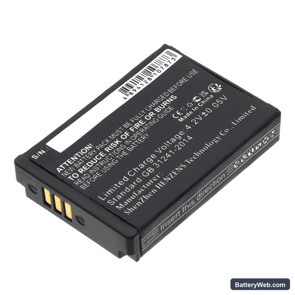 Parrot Zik 2.0 Replacement Battery, 3.7V, 750mAh, Li-ion 3