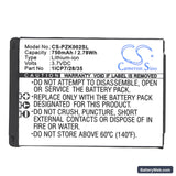 Parrot Zik 2.0 Replacement Battery, 3.7V, 750mAh, Li-ion 5