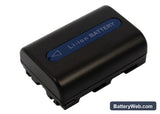 Sony DCR-DVD300 Replacement Battery, 7.4V, 1300mAh, Li-ion 4