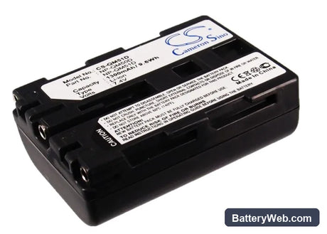 Sony CCD-TRV108 Replacement Battery, 7.4V, 1300mAh, Li-ion 1
