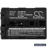 Sony DCR-TRV330 Replacement Battery, 7.4V, 2800mAh, Li-ion 5