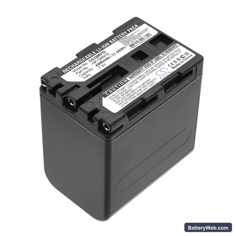 Sony DCR-DVD101 Replacement Battery, 7.4V, 4200mAh, Li-ion 1