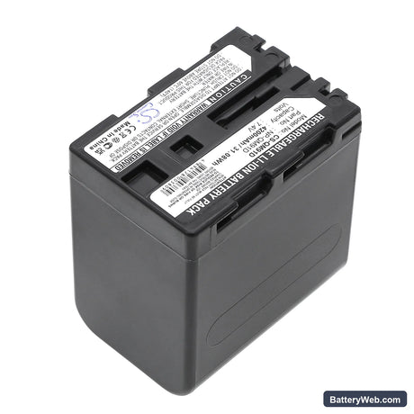 Sony DCR-DVD101 Replacement Battery, 7.4V, 4200mAh, Li-ion 2