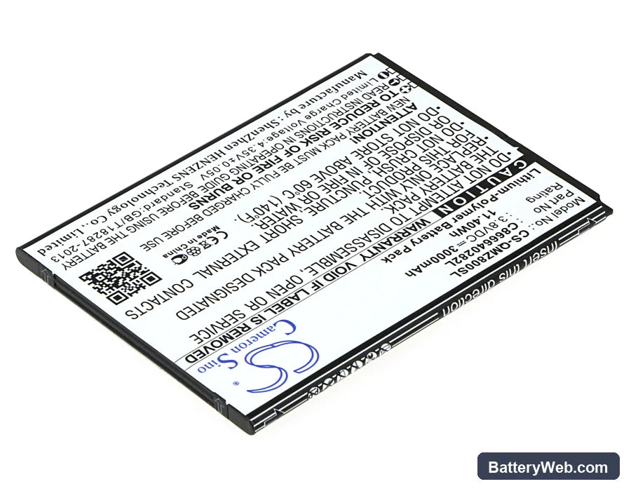 BLU Life OneXL Replacement Battery, 3.8V, 3000mAh, Li-Polymer 2