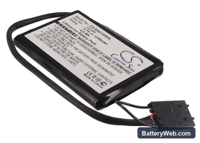 Dell Poweredge 1850 Replacement Battery, 3.7V, 1250mAh, Li-ion 1