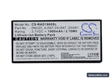 Dell PowerEdge 1900 Replacement Battery, 3.7V, 1000mAh, Li-ion 1