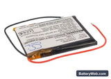 RAC 5000 WIDE Replacement Battery, 3.7V, 750mAh, Li-Polymer 2