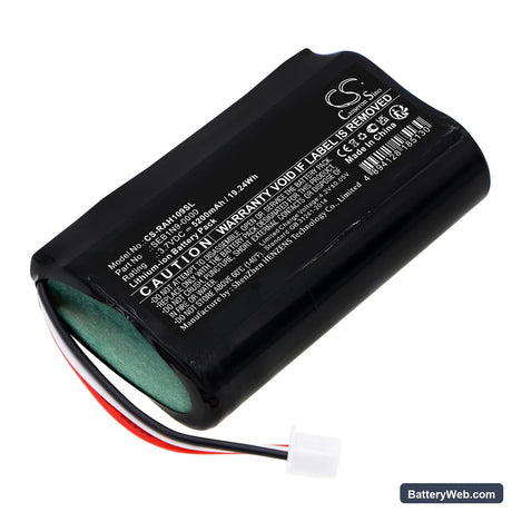 Ring Alarm Home Base Station Replacement Battery, 3.7V, 5200mAh, Li-ion 1