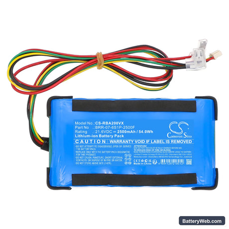 Roborock A20 Air Replacement Battery, 21.6V, 2500mAh, Li-ion 3