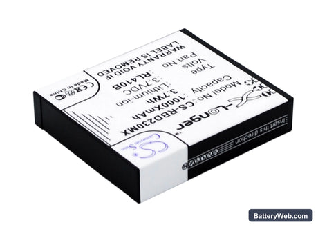 Rollei Actioncam 230 Replacement Battery, 3.7V, 1000mAh, Li-ion 3