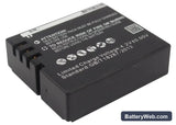 Rollei Bullet 3S Replacement Battery, 3.7V, 900mAh, Li-Polymer 4