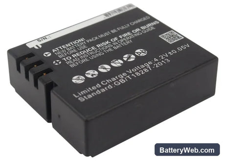 Rollei Bullet 3S Replacement Battery, 3.7V, 900mAh, Li-Polymer 4