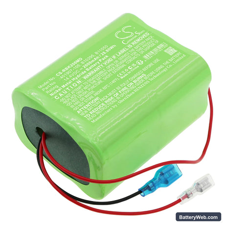 RAULAND BORG Nurse Call Replacement Battery, 14.4V, 2000mAh, Ni-MH 1